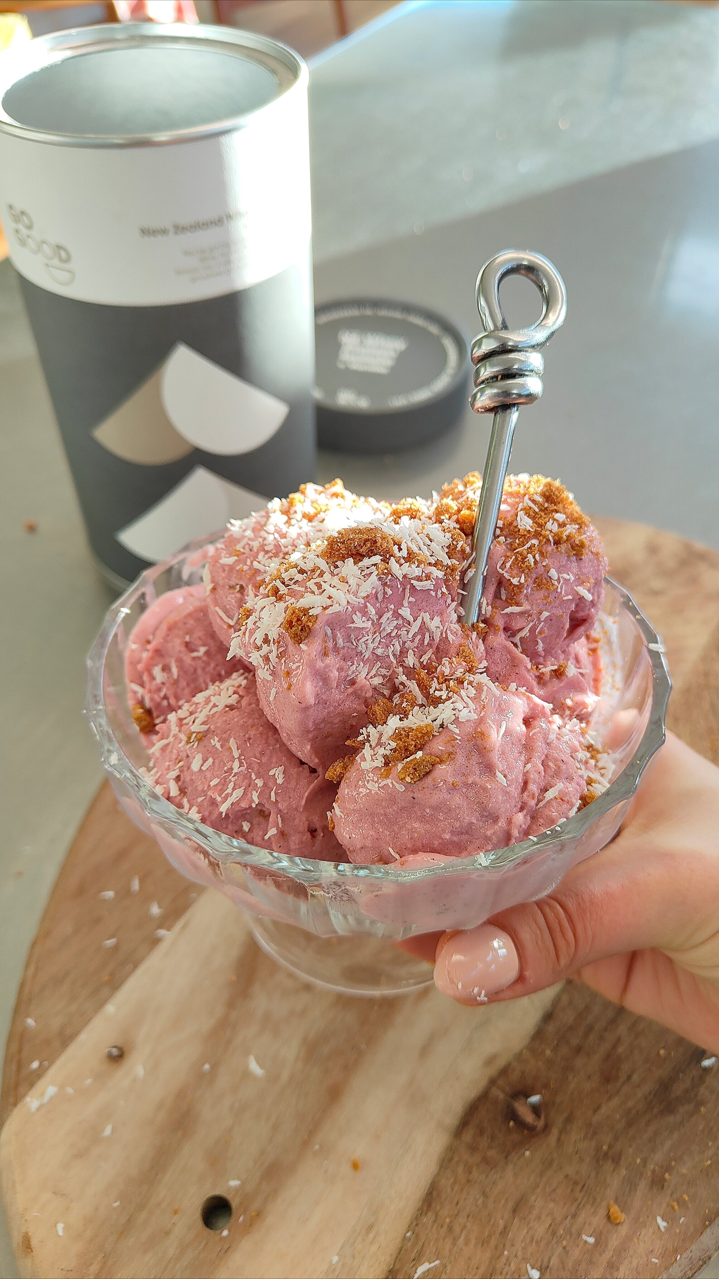 Jemma's Raspberry Ice Cream