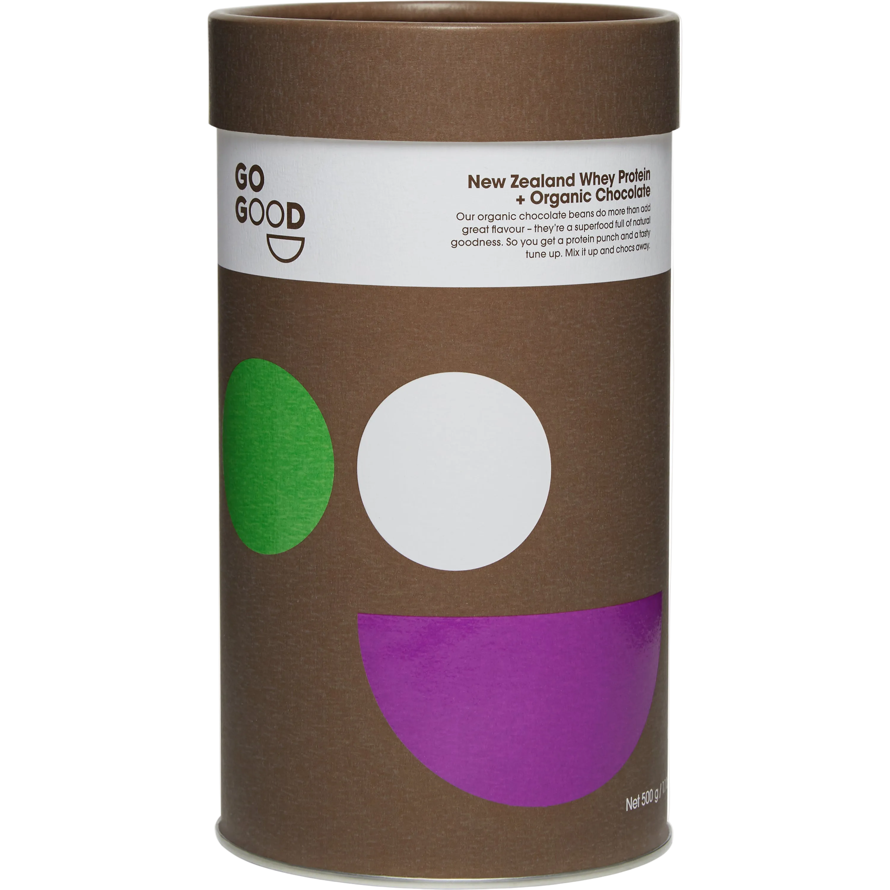 Whey Protein Powder + Organic Chocolate