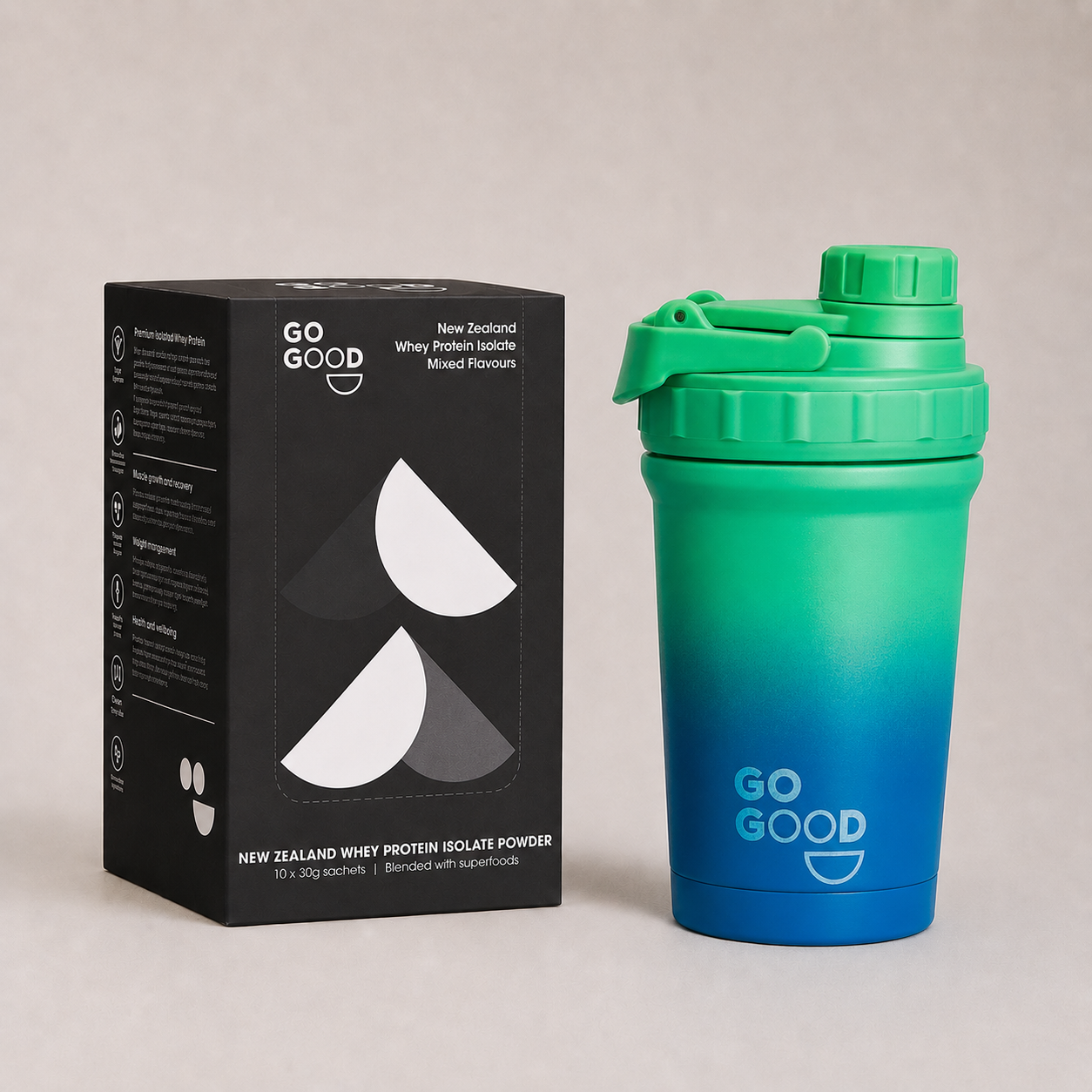 10x WPI Protein Samples + Shaker Bundle