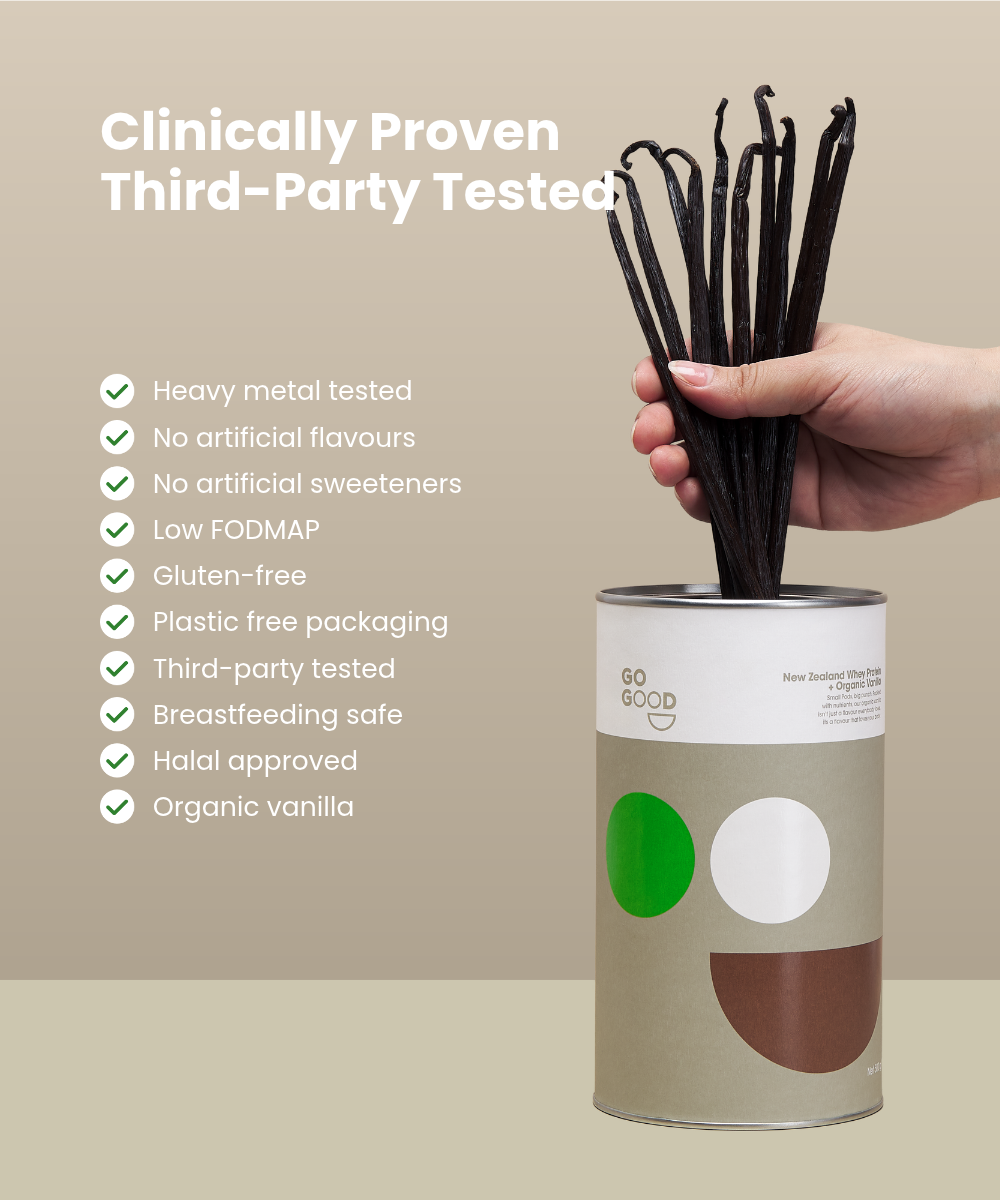 Whey Protein Powder + Organic Vanilla