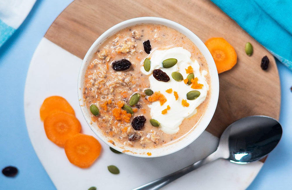 Overnight Carrot Cake Protein Oats