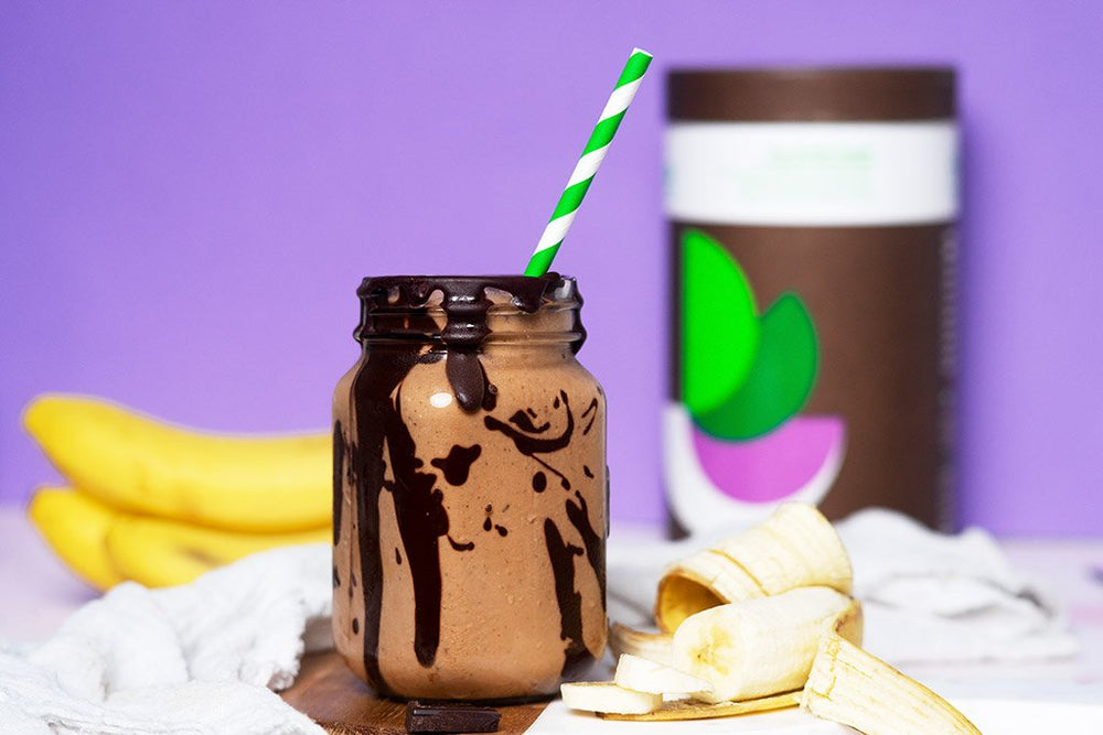 Chocolate Banana Protein Shake Recipe.