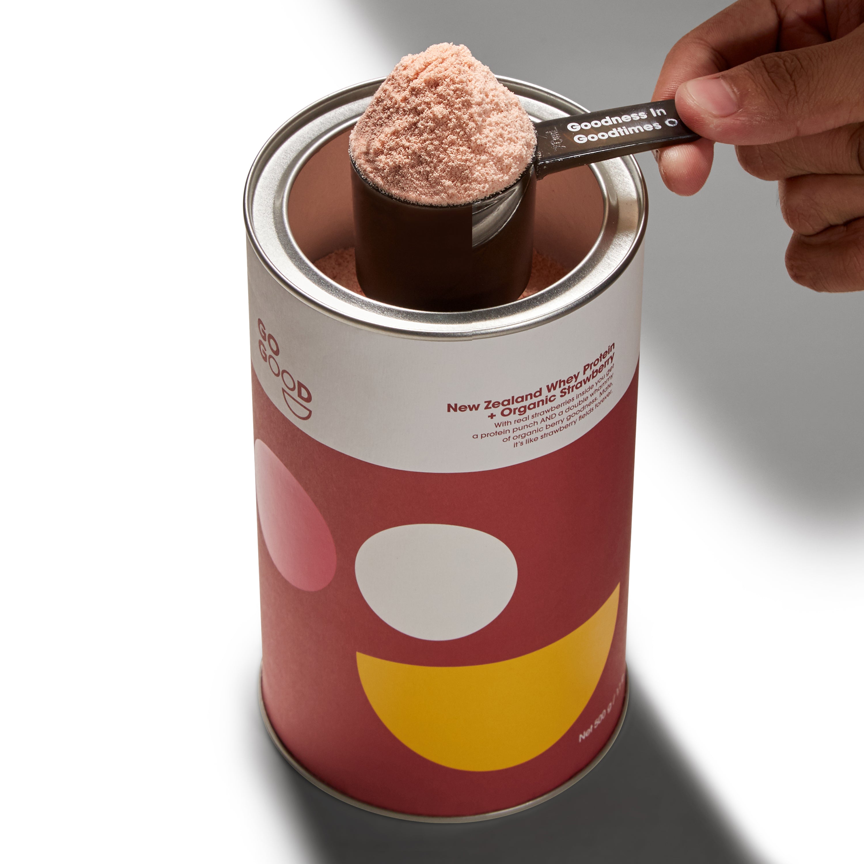 Whey Protein Powder + Organic Strawberry