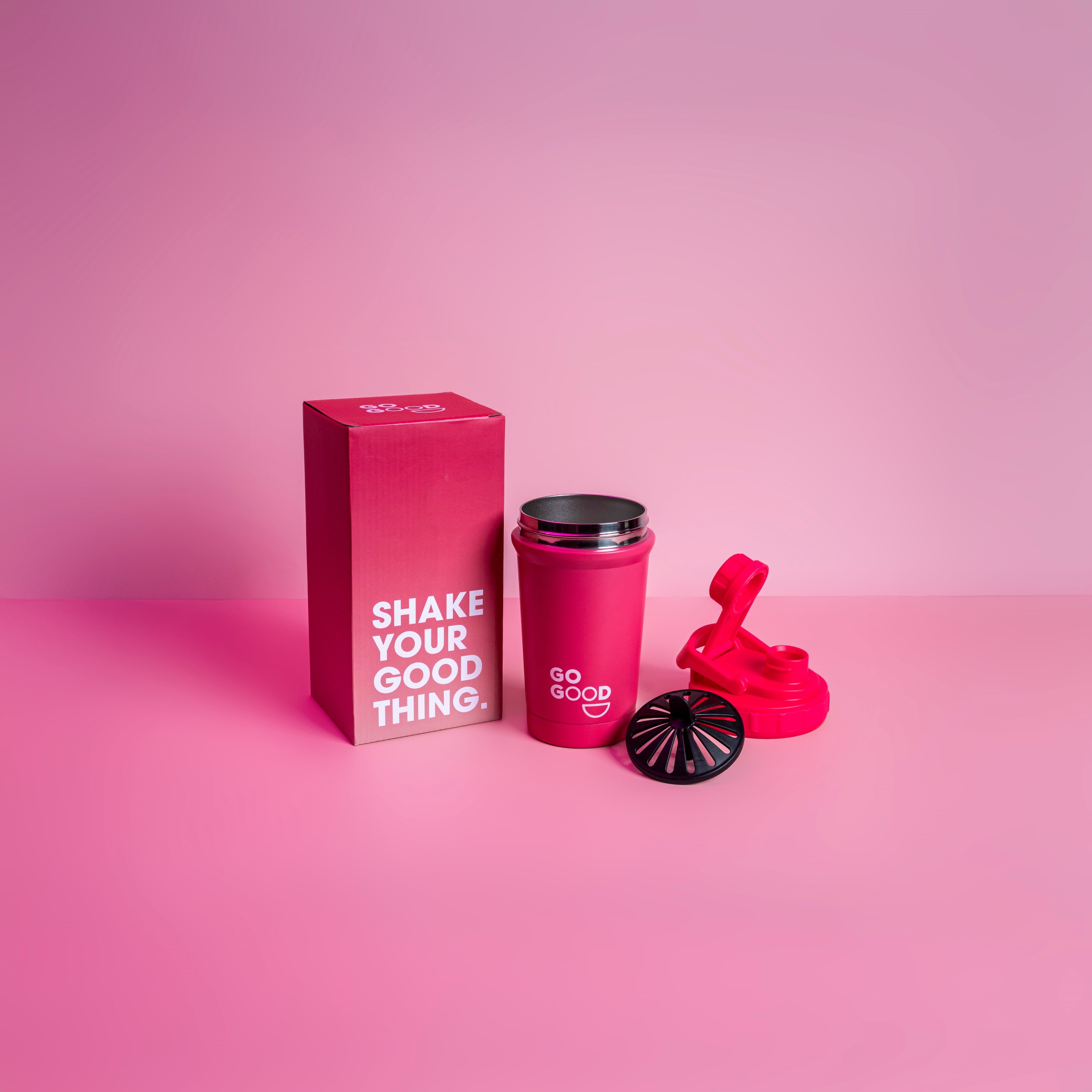 500ML Stainless Steel Protein Shaker